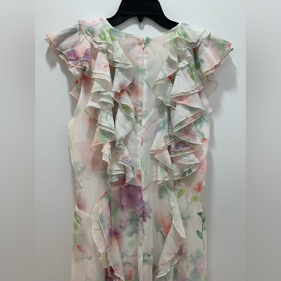 H&M Flounced Chiffon Dress - Picture 9 of 12